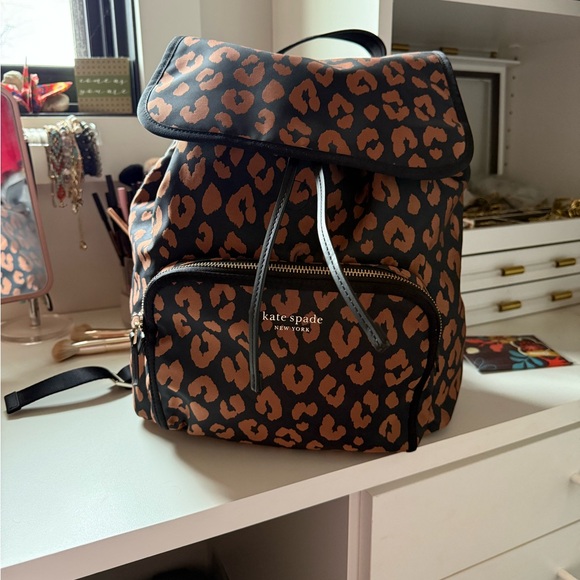 Kate Spade Leopard Print Backpack - Picture 6 of 6